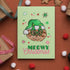 Cat Christmas Tree Holiday Card